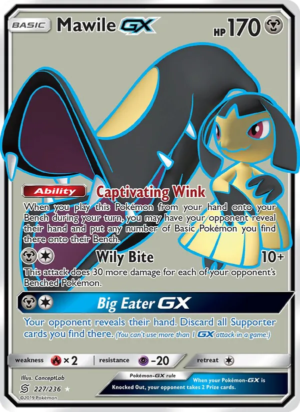 Mawile GX (Full Art) — SM - Unified Minds #227/236