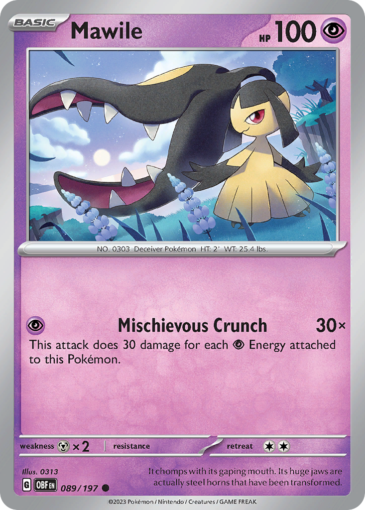 Mawile — SV03: Obsidian Flames #089/197
