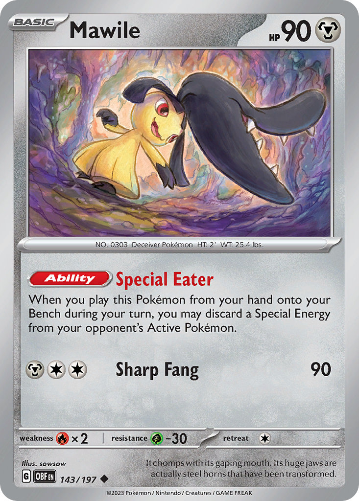 Mawile — SV03: Obsidian Flames #143/197