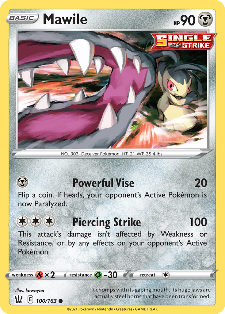 Mawile — SWSH05: Battle Styles #100/163