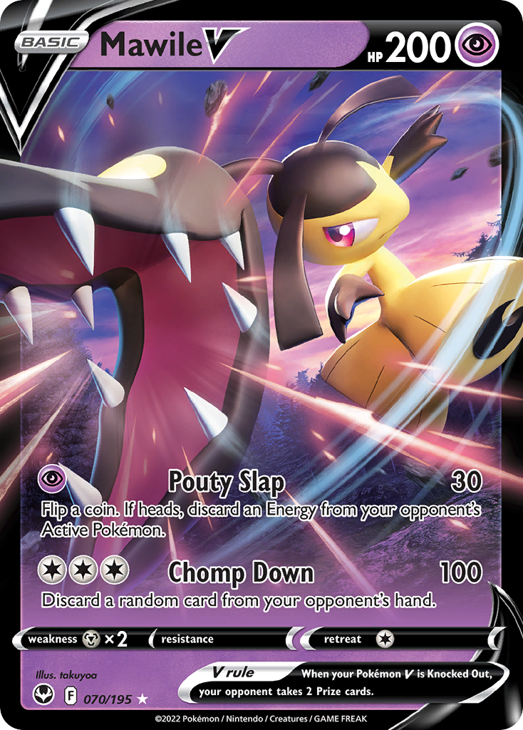 Mawile V — SWSH12: Silver Tempest #070/195