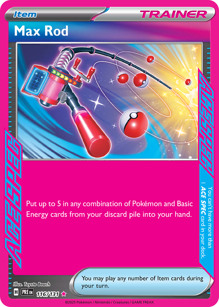 Max Rod — SV: Prismatic Evolutions #116/131