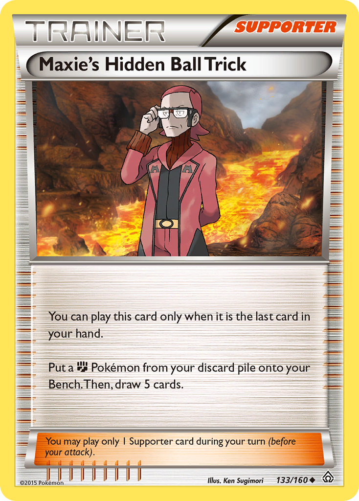 Maxie's Hidden Ball Trick — XY - Primal Clash #133/160