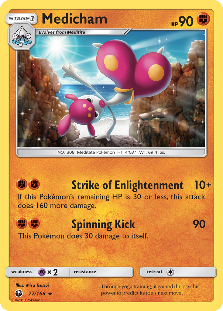 Medicham — SM - Celestial Storm #77/168