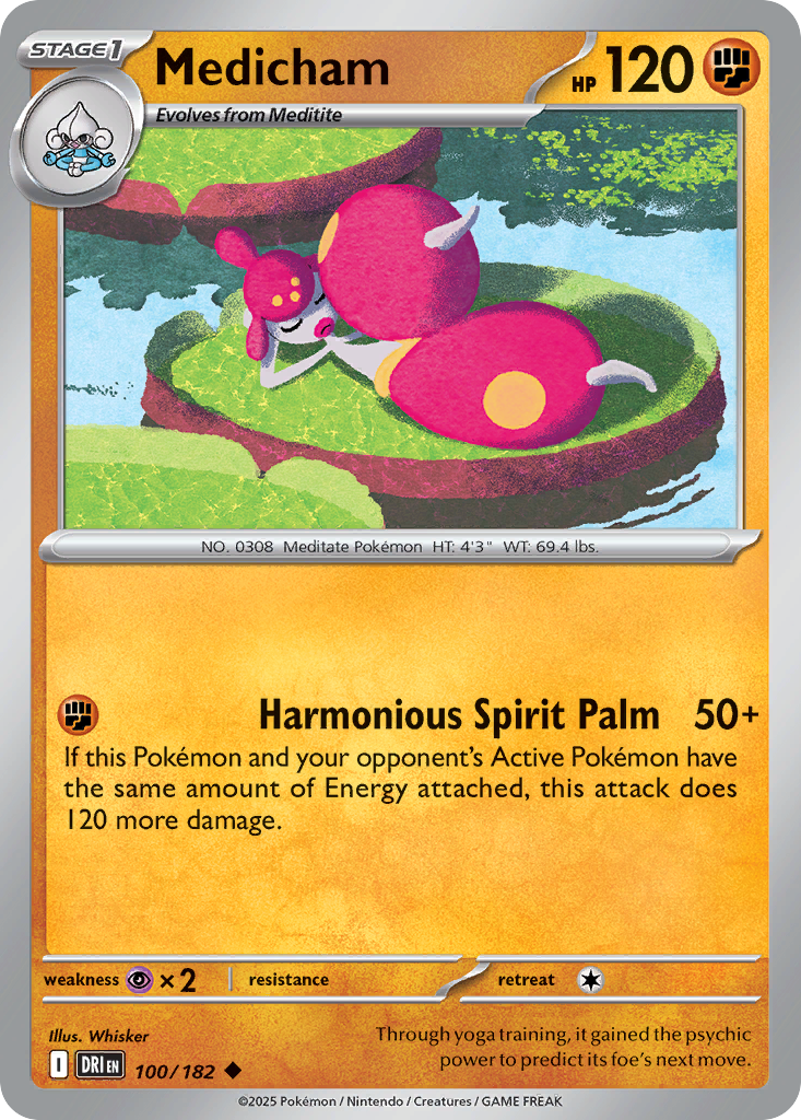 Medicham — SV10: Destined Rivals #100/182