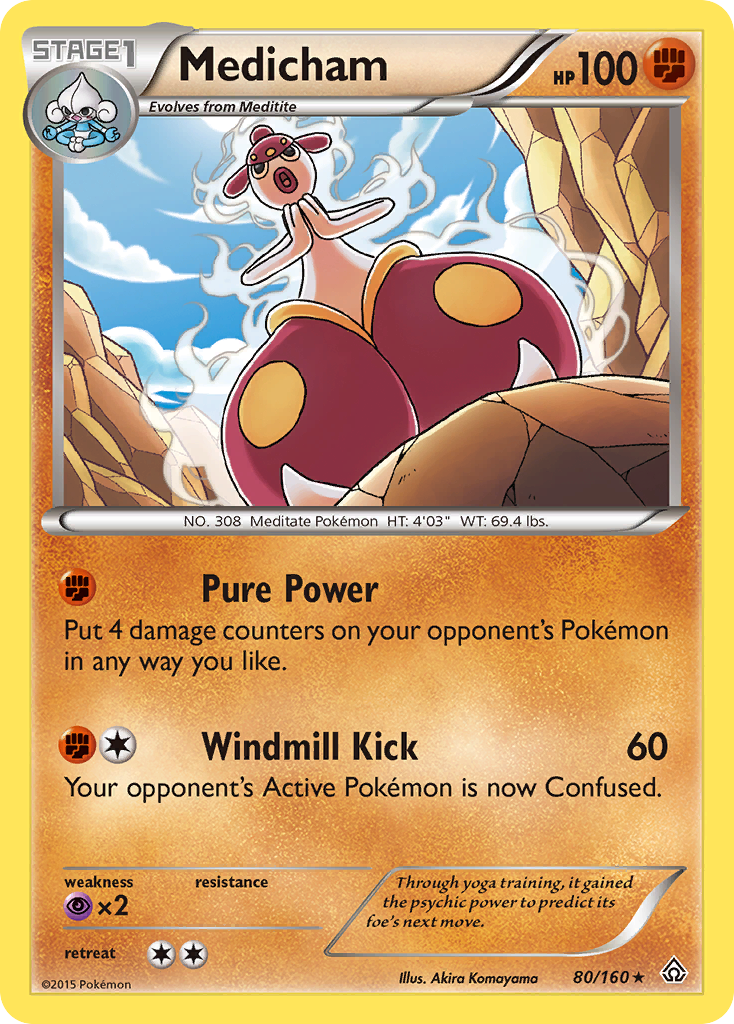 Medicham — XY - Primal Clash #80/160