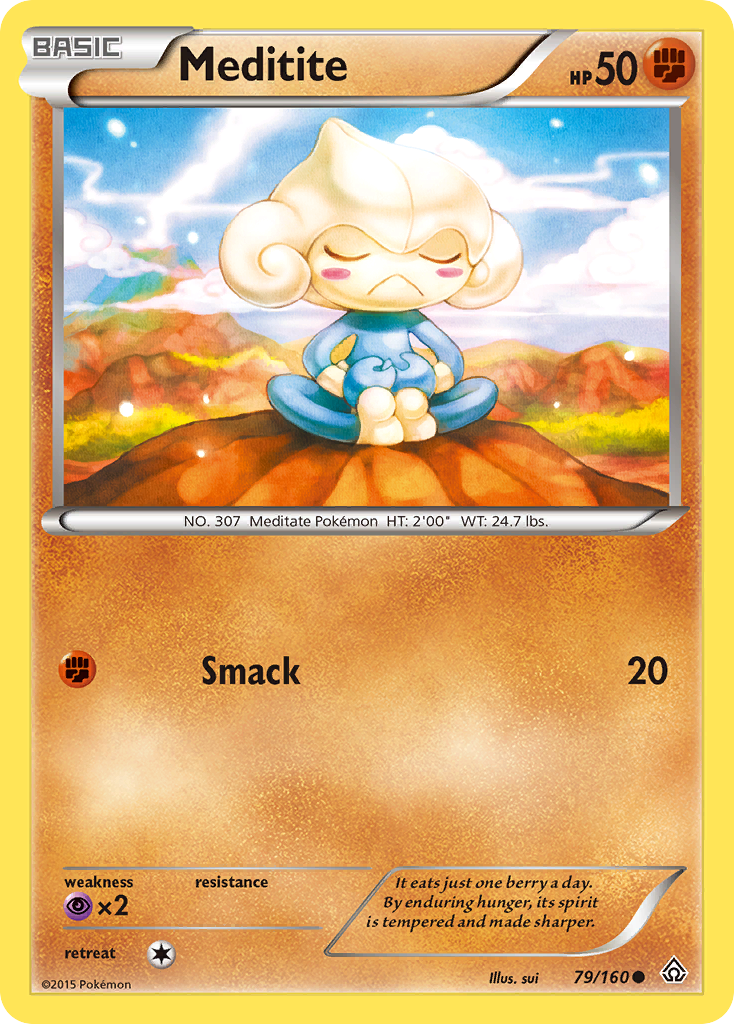 Meditite — XY - Primal Clash #79/160