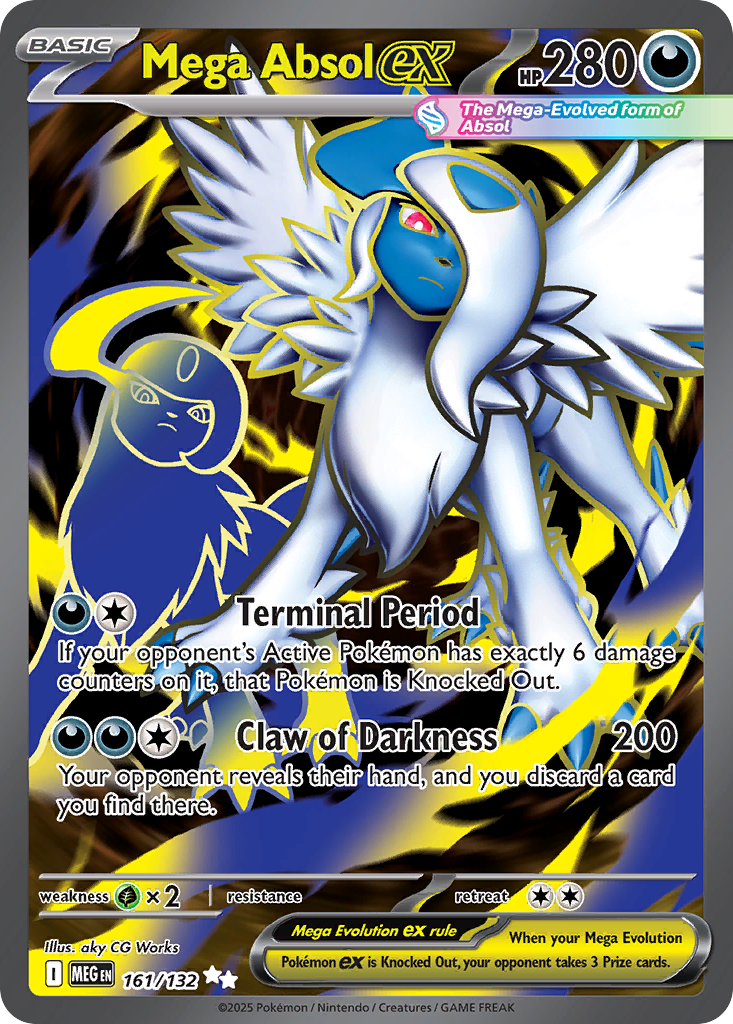Mega Absol ex — ME01: Mega Evolution #161/132