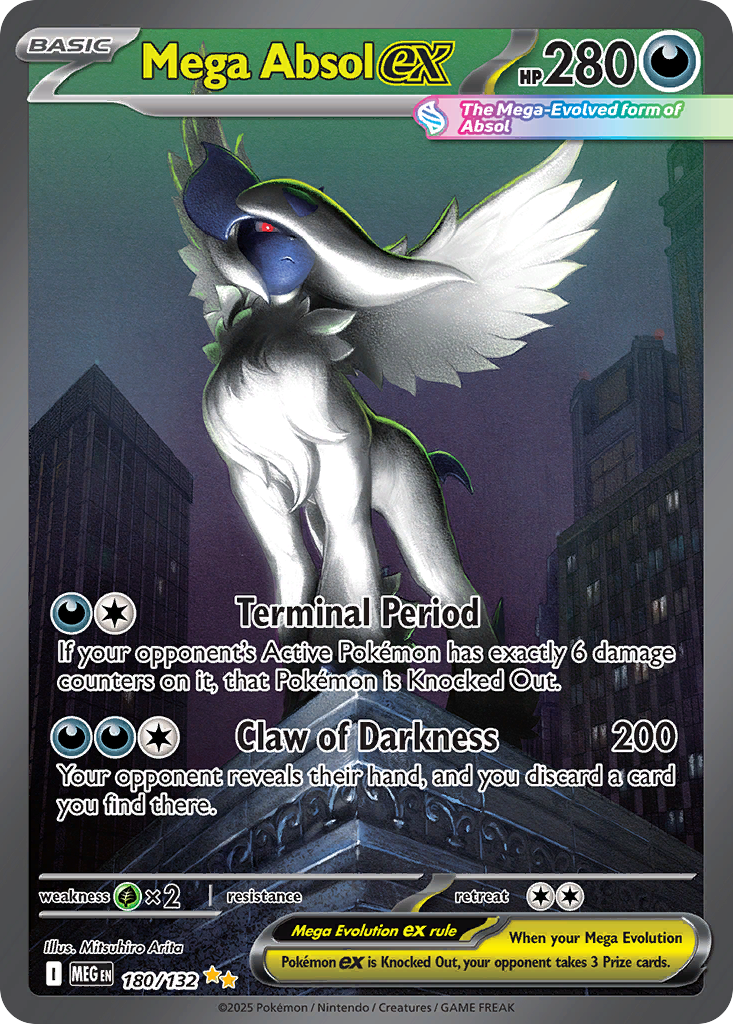 Mega Absol ex — ME01: Mega Evolution #180/132