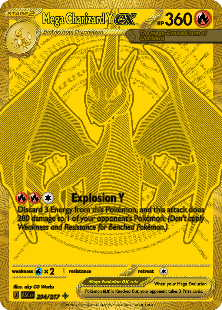 Mega Charizard Y ex — ME: Ascended Heroes #294/217