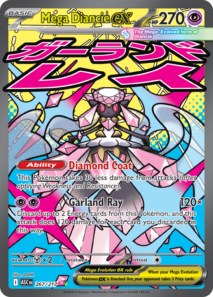 Mega Diancie ex — ME: Ascended Heroes #267/217