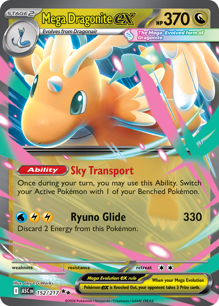 Mega Dragonite ex — ME: Ascended Heroes #152/217