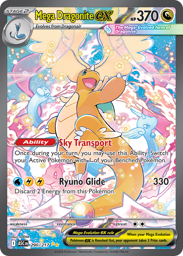 Mega Dragonite ex — ME: Ascended Heroes #290/217
