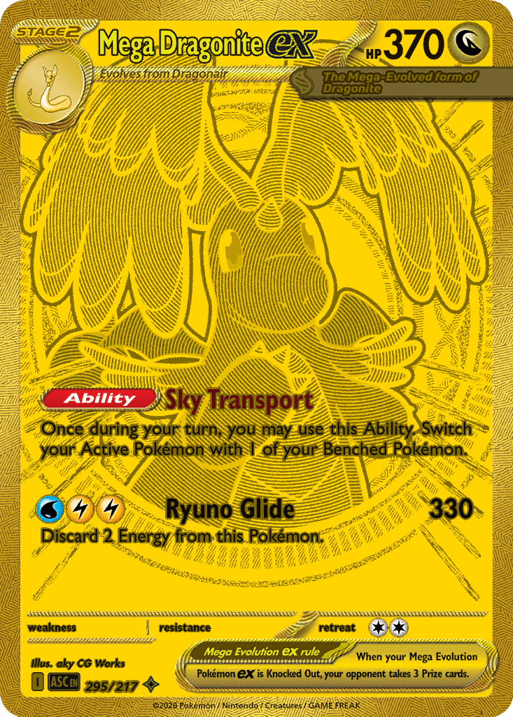 Mega Dragonite ex — ME: Ascended Heroes #295/217