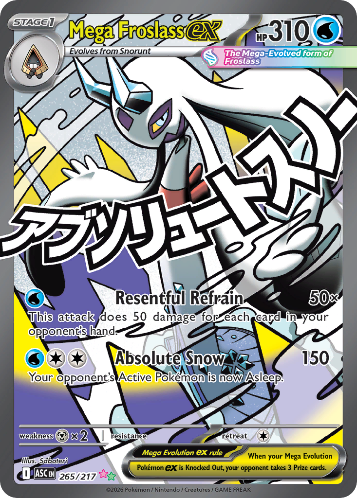 Mega Froslass ex — ME: Ascended Heroes #265/217