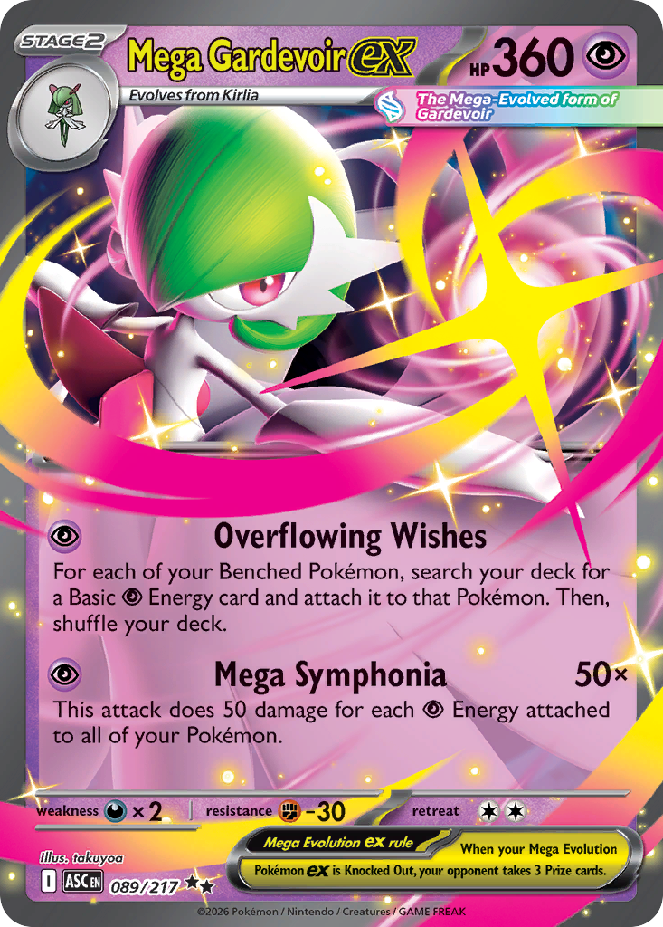 Mega Gardevoir ex — ME: Ascended Heroes #089/217