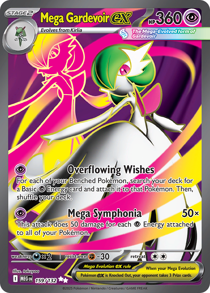Mega Gardevoir ex — ME01: Mega Evolution #159/132