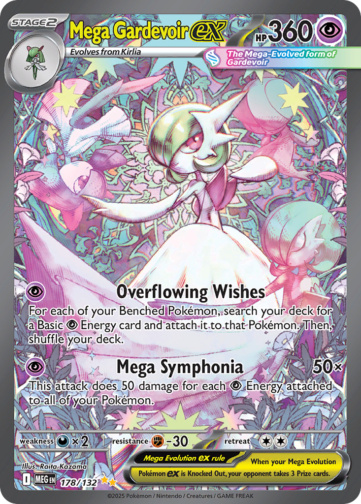 Mega Gardevoir ex — ME01: Mega Evolution #178/132