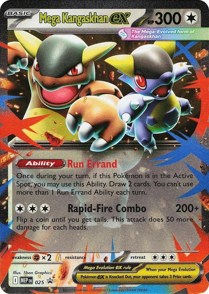 Mega Kangaskhan ex — ME: Mega Evolution Promo #025