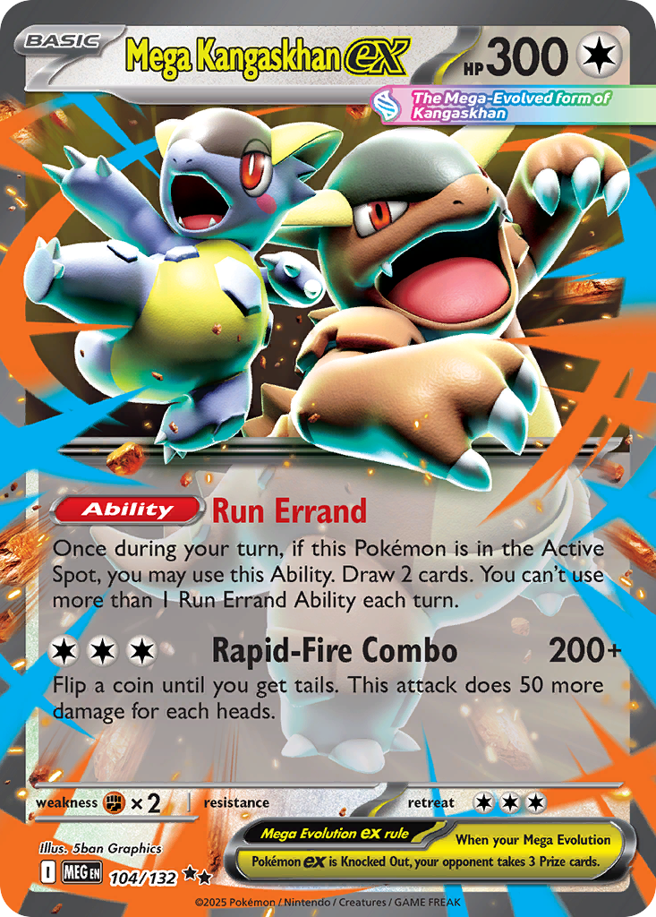 Mega Kangaskhan ex — ME01: Mega Evolution #104/132