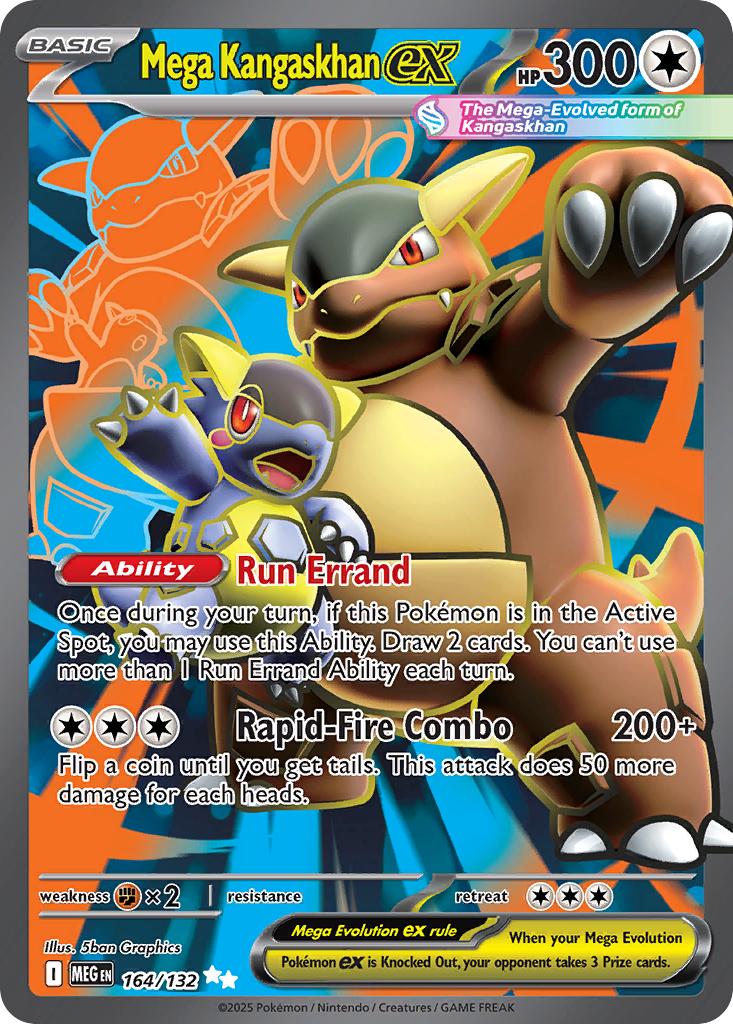 Mega Kangaskhan ex — ME01: Mega Evolution #164/132