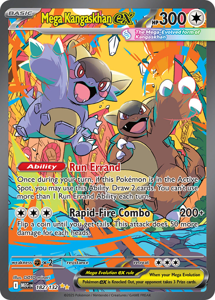 Mega Kangaskhan ex — ME01: Mega Evolution #182/132