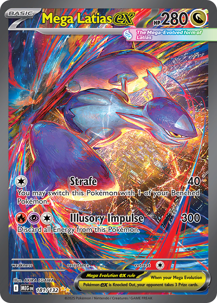 Mega Latias ex — ME01: Mega Evolution #181/132