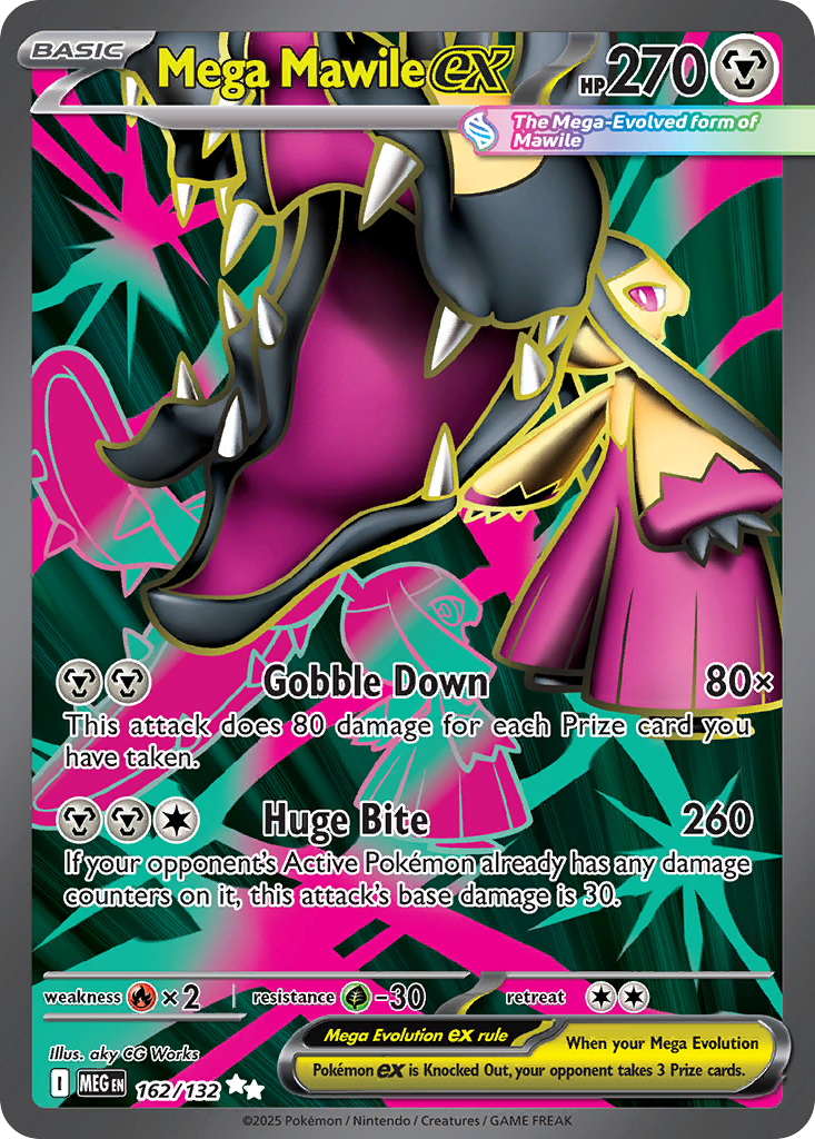 Mega Mawile ex — ME01: Mega Evolution #162/132