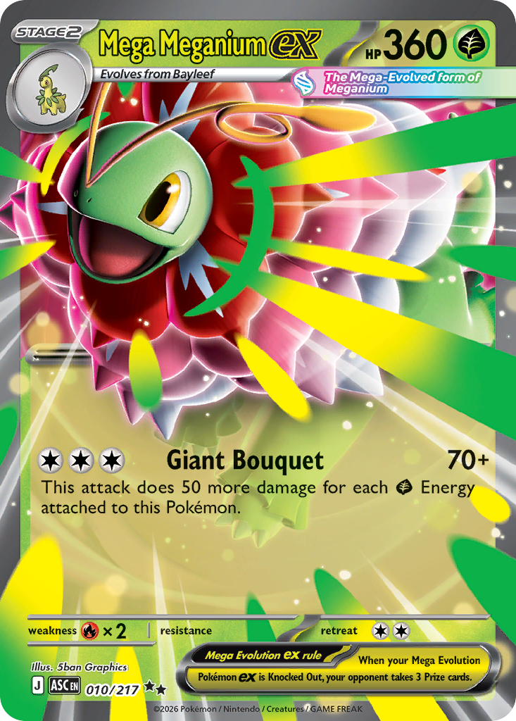 Mega Meganium ex — ME: Ascended Heroes #010/217