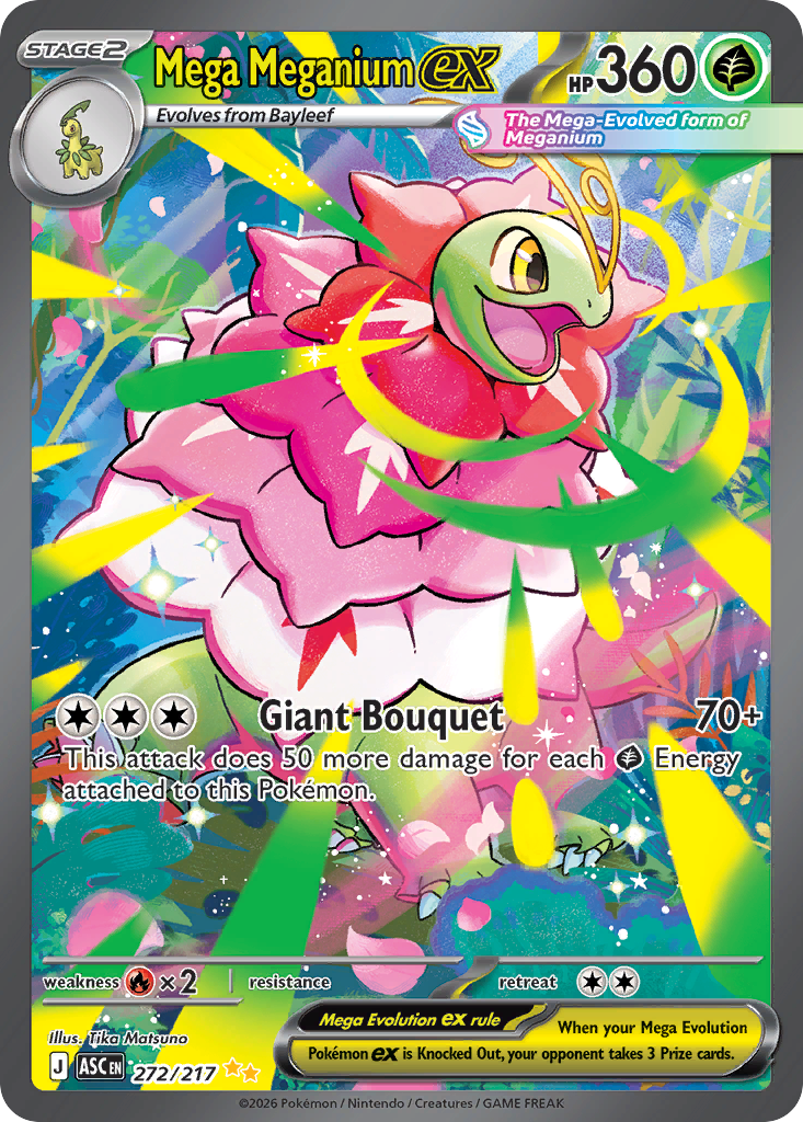 Mega Meganium ex — ME: Ascended Heroes #272/217
