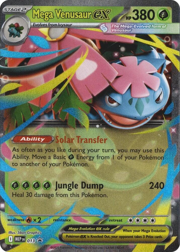 Mega Venusaur ex — ME: Mega Evolution Promo #013