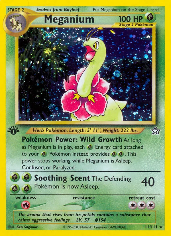 Meganium (11) — Neo Genesis #011/111