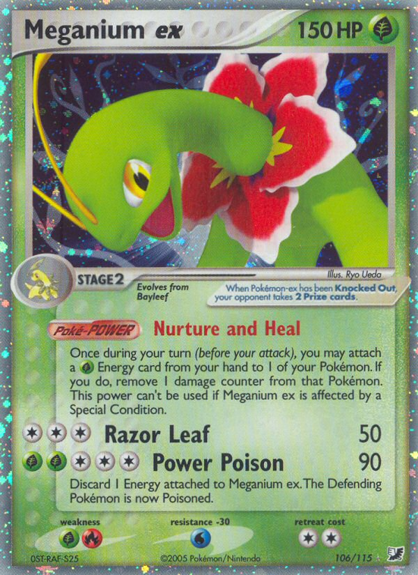 Meganium ex — Unseen Forces #106/115