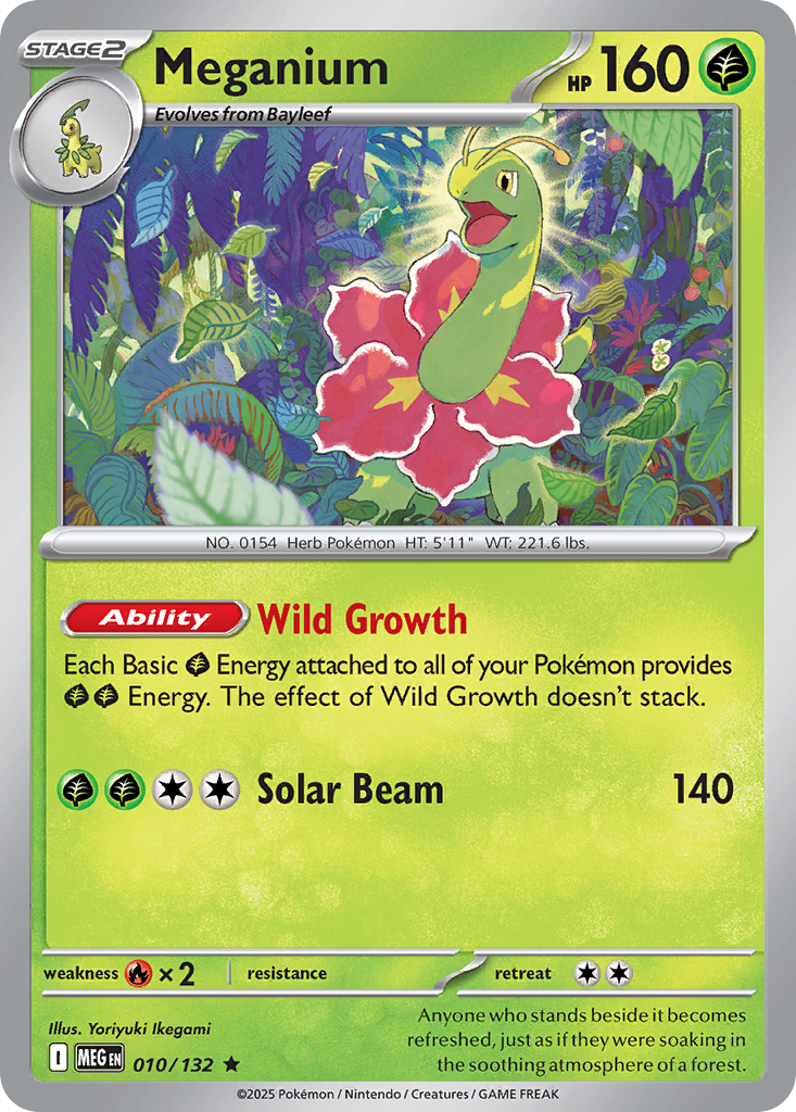 Meganium — ME01: Mega Evolution #010/132
