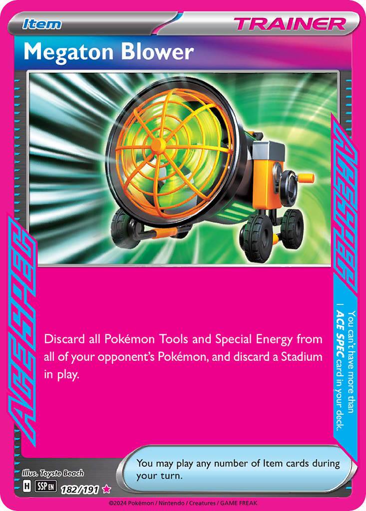 Megaton Blower — SV08: Surging Sparks #182/191