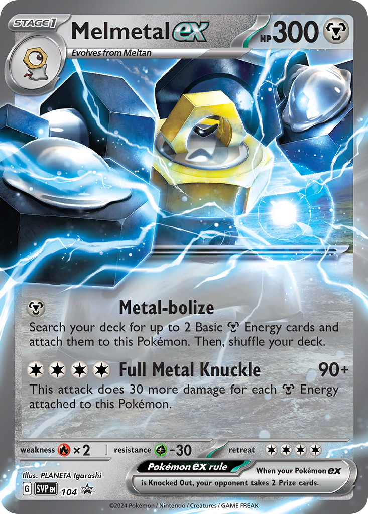 Melmetal ex — SV: Scarlet & Violet Promo Cards #104
