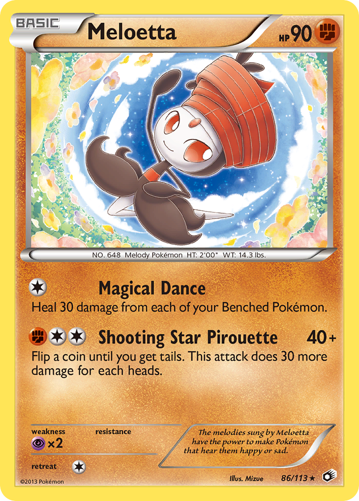 Meloetta (86) — Legendary Treasures #86/113