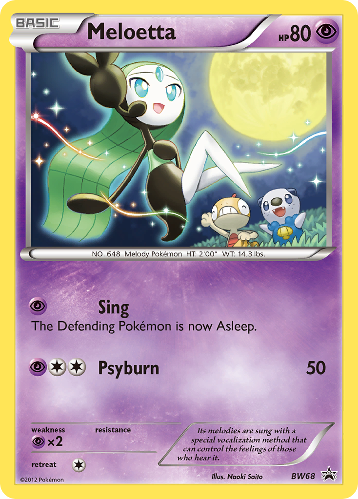 Meloetta — Black and White Promos #BW68
