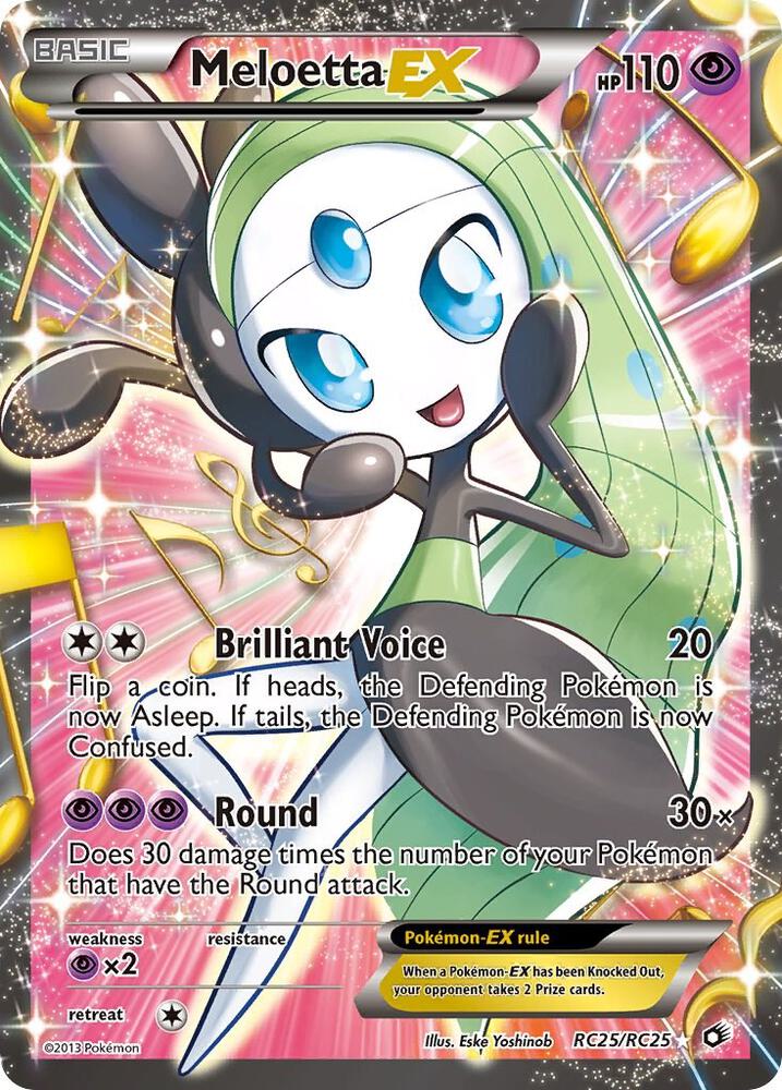 Meloetta EX (Full Art) — Legendary Treasures: Radiant Collection #RC25/RC25