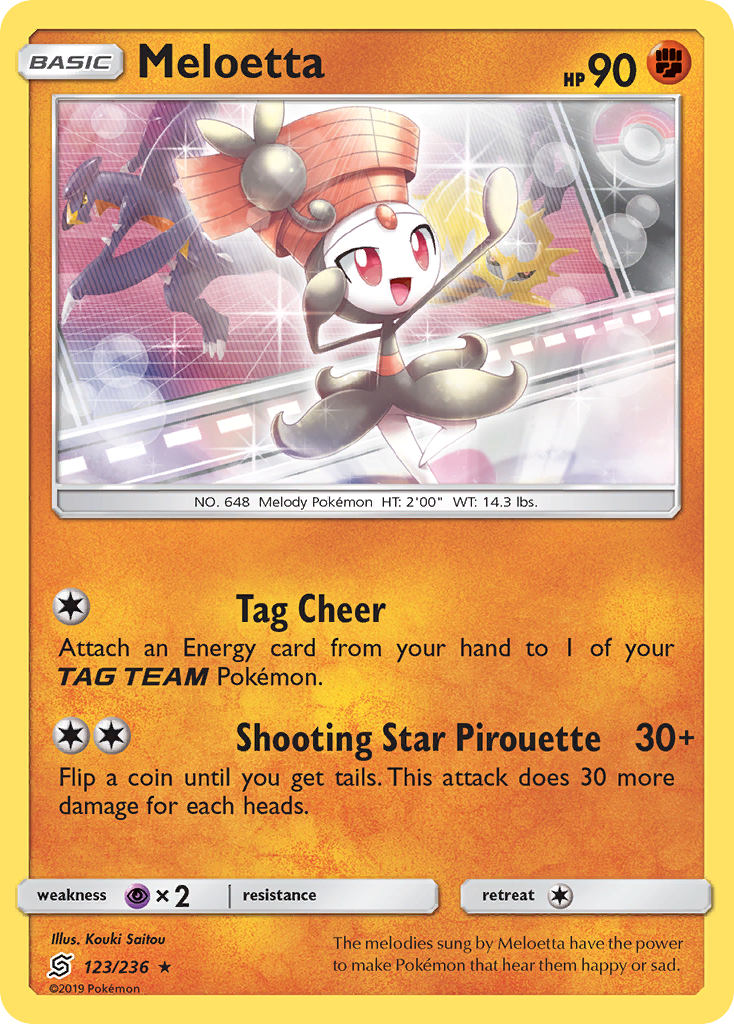Meloetta — SM - Unified Minds #123/236