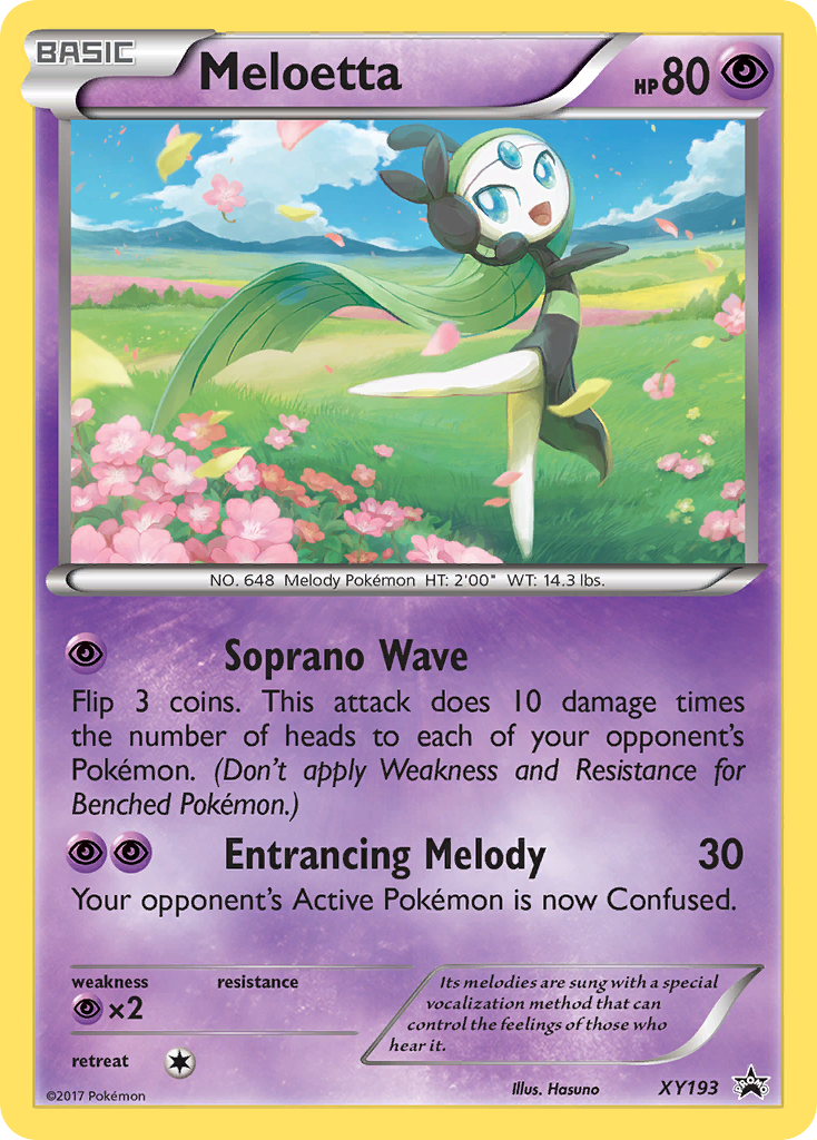 Meloetta — XY Promos #XY193