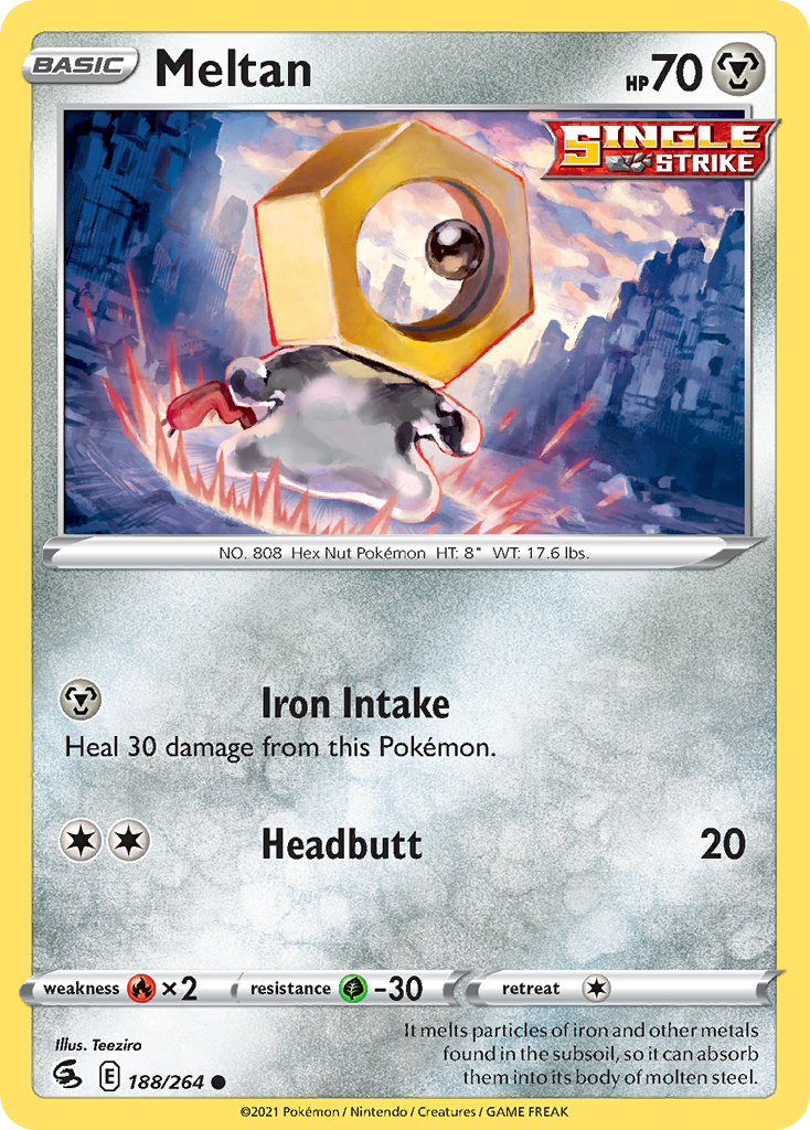 Meltan — SWSH08: Fusion Strike #188/264