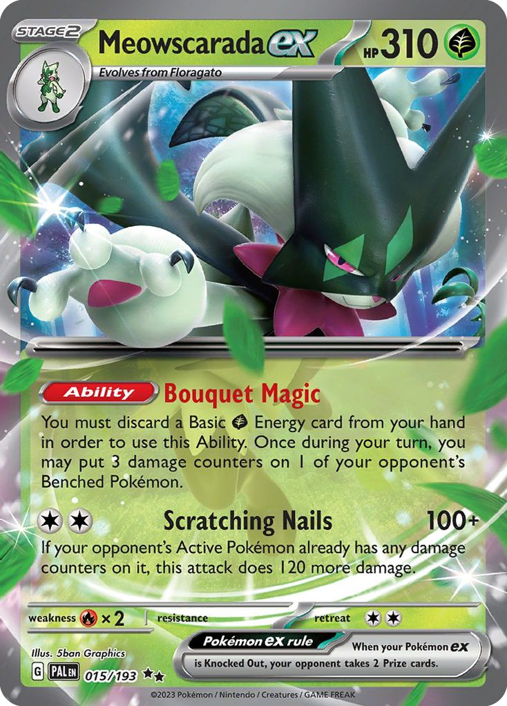 Meowscarada ex — Prize Pack Series Cards #015/193