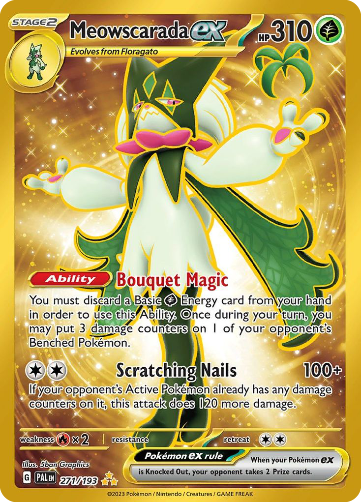 Meowscarada ex — SV02: Paldea Evolved #271/193