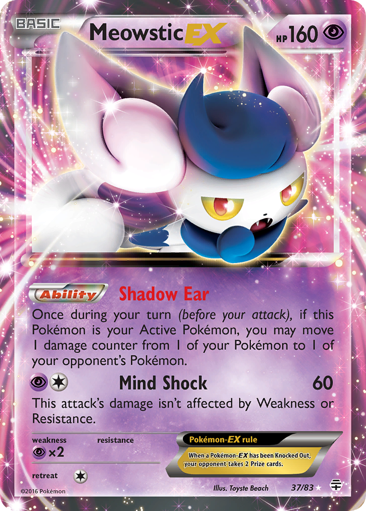 Meowstic EX — Generations #37/83