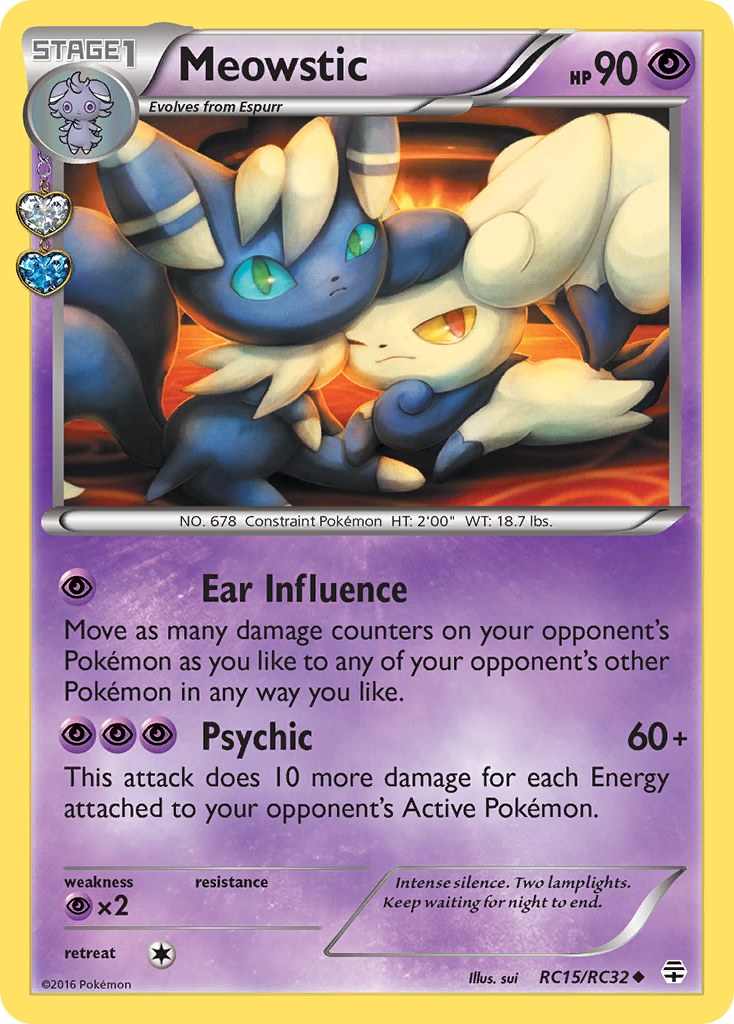 Meowstic — Generations: Radiant Collection #RC15/RC32