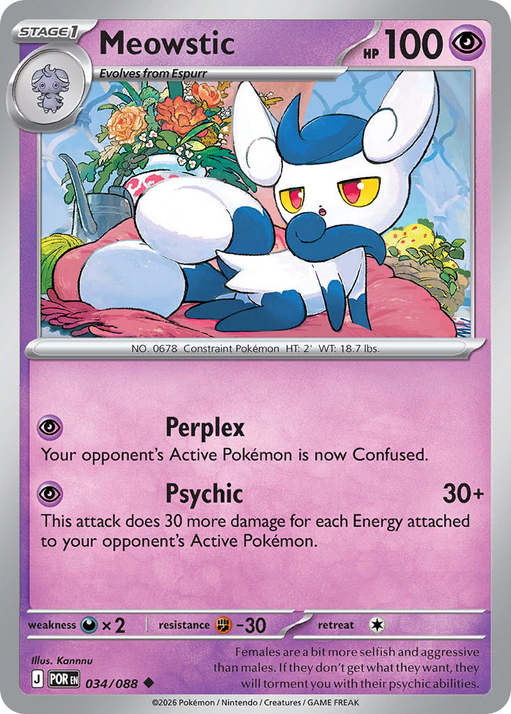 Meowstic — ME03: Perfect Order #034/088