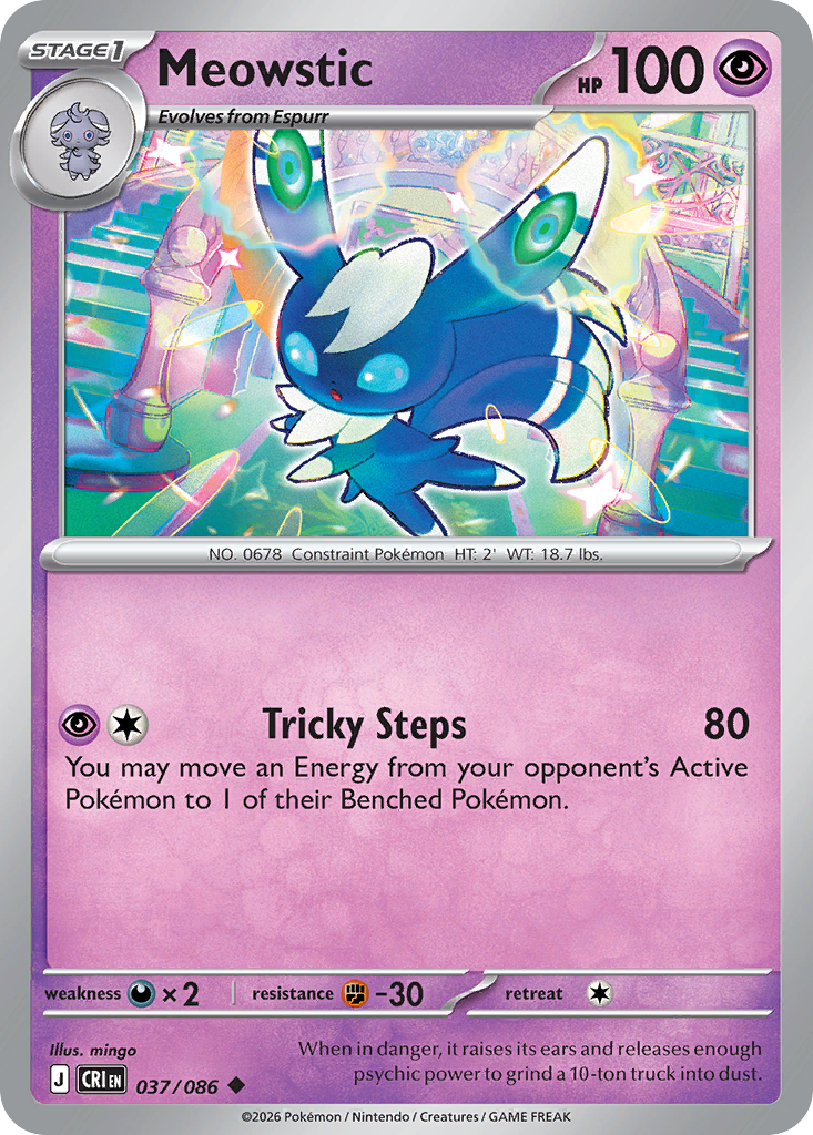 Meowstic — ME04: Chaos Rising #037/086
