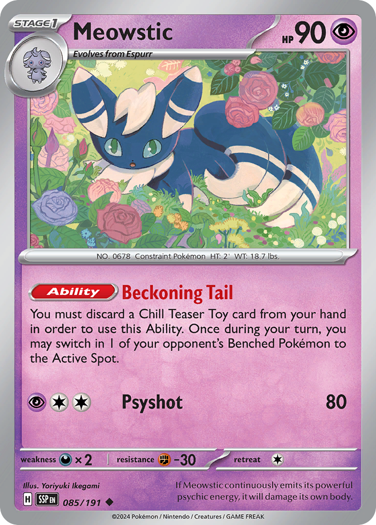 Meowstic — SV08: Surging Sparks #085/191