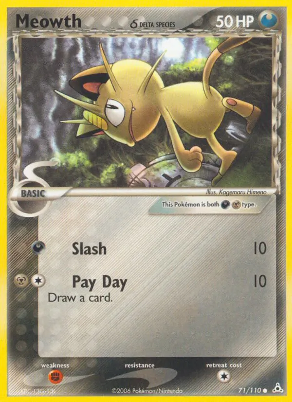 Meowth (Delta Species) — Holon Phantoms #71/110